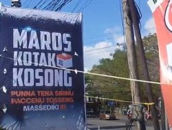 Baliho Kotak Kosong Mulai Tersebar, Jubir CesTa Sebut Bagian dari Dinamika Pilkada Maros 2024