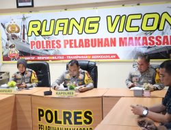 Kapolres Pelabuhan Makassar Hadiri Zoom Meeting Beyond Trust Presisi dari Mabes Polri