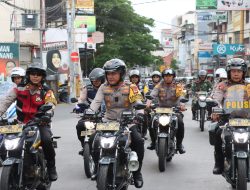 Jelang Pelantikan Presiden Terpilih, Polres Pelabuhan Makassar Gelar Patroli Skala Besar