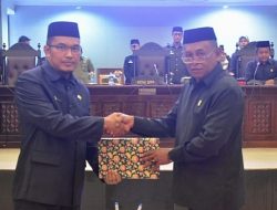 Pembahasan Rampung, Ranperda Perubahan APBD 2024 Kembali Diserahkan Dewan Kepada Pemkab Sinjai