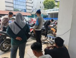 Polrestabes Makassar Jaring Ratusan Motor dengan Pelanggaran Plat Variasi dan Knalpot Brong