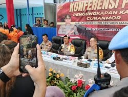 Polrestabes Makassar Amankan 16 Pelaku Curanmor, Cetak Surat Kendaraan Palsu Jadi Modus Operandi