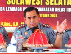 Kunjungi Lapas Takalar, Kakanwil Kemenkumham Sulsel Tekankan Penguatan Keamanan dan Ketertiban