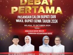 Besok, Hati Damai dan Aura Siap Adu Gagasan Soal Kesejahteraan Dalam Debat Sesi I Pilkada Gowa 2024