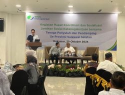 Rapat Koordinasi dan Sosialisasi BPJS Ketenagakerjaan untuk Petani di Sulawesi Selatan