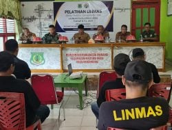 Pemdes Pananrang Kecamatan Mattiro Bulu Pinrang Gelar Pelatihan Linmas