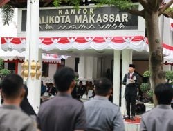 Pimpin Upacara Hari Pahlawan, Pjs Wali kota Makassar Tekankan Pemimpin Sebagai Teladan