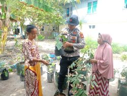 Kolaborasi Polri dan Masyarakat Hadirikan Pangan di Pulau Barrang Lompo