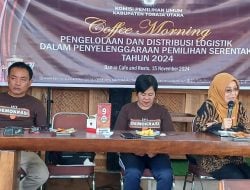 KPU Toraja Utara Gelar Coffee Morning Bahas Logistik Pilkada