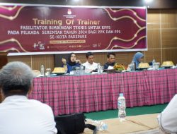 KPU Parepare Gelar Training of Trainer PPK dan PPS Fasilitator Bimtek bagi KPPS