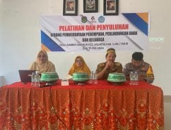 Gandeng Dinsos P3A Lutim, Desa Sumber Makmur Gelar Pelatihan dan Penyuluhan