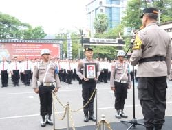 Polrestabes Makassar Ganjar Penghargaan 77 Personelnya, Satu Dipecat Tidak Hormat