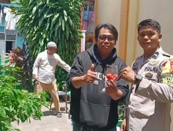 Bhabinkamtibmas Pattunuang Dampingi Masyarakat Wujudkan Ketahanan Pangan di Tengah Kota