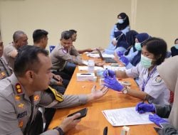 Polres Pelabuhan Makassar Gelar Pemeriksaan Kesehatan untuk Personel Pam TPS Pilkada Serentak