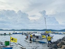 Puluhan Perahu Nelayan Ramaikan Kampanye Rapat Umum Erat Bersalam di Taman Mattirotasi