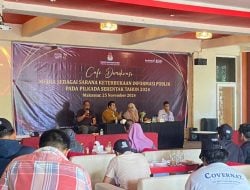 KPU Sulsel Gelar “Cafe Demokrasi”, Bahas Bahas Keterbukaan Informasi Pilkada 2024 dengan Awak Media