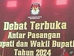 Debat Kedua Paslon Bupati dan Wakil Bupati Sinjai, Ini Tema yang Diusung KPU