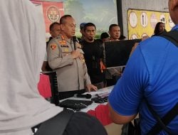 Polrestabes Makassar Amankan Lima Pelaku Judi Online