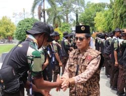 Wabup Selayar Sambut Langsung Kontingen Pramuka Saka Bahari Peserta Lomba PPKM 2024 di Lantamal VI Makassar