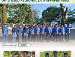 UPTD RSUD Regional La Mappapenning Hadir di Upacara Hari Kesehatan Nasional ke-60