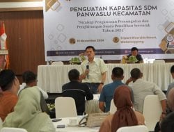 Bawaslu Soppeng Gelar Pelatihan Penguatan Kapasitas Panwascam untuk Pilkada 2024