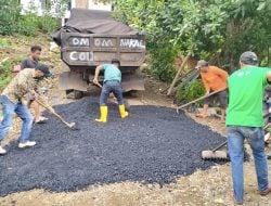 Kades Kaleko’mara Benahi Infrastruktur Jalan Pakai Dana Pribadi