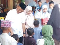 Raih 97.775 Suara di Pilkada Luwu 2024, H. Patahuddin Santap Siang Bersama Anak Panti Asuhan dan Santri di Kediamannya