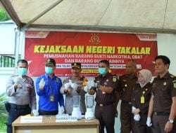 Kejari Takalar Musnahkan Barang Bukti Narkotika dan Obat Terlarang Menjelang Akhir Tahun