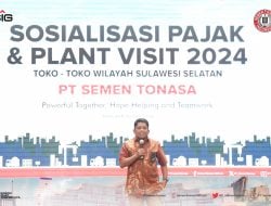 PT Semen Tonasa Ajak Distributor dan Toko Bangunan Taat Pajak