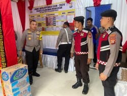 Kapolres Pelabuhan Makassar Tinjau Pospam Nataru 2024/2025, Beri Arahan dan Motivasi kepada Petugas