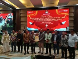 KPU Sulsel Tetapkan Sudirman-Fatmawati Pemenang Pilgub Sulsel dengan Perolehan 3.014.255 Suara