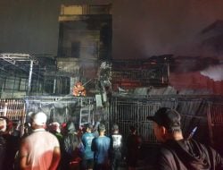 Imbas Petasan Tahun Baru 2025, Empat Ruko Ludes Terbakar