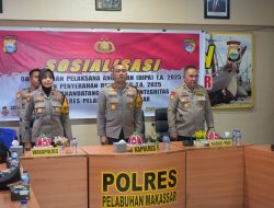 Akuntabilitas: Polres Pelabuhan Makassar Sosialisasi DIPA dan Penandatanganan Pakta Integritas