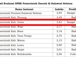 Kado Terbaik di Awal Tahun, Penerapan SPBE Pemkab Gowa Raih Predikat Sangat Baik dari Kemenpan-RB