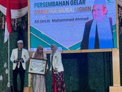 IMMIM Anugerahkan Gelar Syaikhul Muballighin 2025 kepada AGH Drs. Muhammad Ahmad