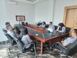 Kanwil Kemenkumham Sulsel Ikuti Evaluasi Penilaian Kepatuhan Pelayanan Publik