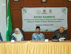 Wakil Rektor I UIN Alauddin Terima Studi Kampus MA Al Badar Bilalang Parepare
