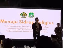 Menteri Agama RI, Prof Nasaruddin Umar : Sidrap Kota Berkah
