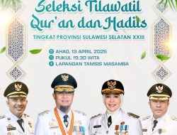 Seleksi Tilawatil-Qur’an dan Hadis Tingkat Provinsi Sulsel Digelar, Luwu Utara Jadi Tuan Rumah