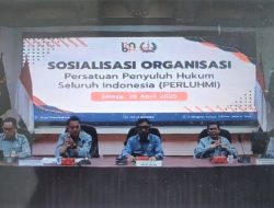 Dukung Peran Organisasi Profesi, Kanwil Kemenkum Sulsel Ikuti Sosialisasi Persatuan Penyuluh Hukum Seluruh Indonesia