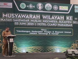 Hadiri Muswil ISMI Sulsel ke-3, Wali Kota Munafri Ajak Saudagar Muslim Bangun Ekonomi Kota