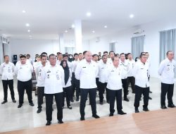 Jajaran Kanwil Kemenkum , Kemen HAM dan Ditjen Imigrasi Babel Ikuti Apel Bersama
