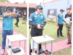 Sambut HUT Bhayangkara ke-79, Kapolres dan Bupati Luwu Adu Tembak