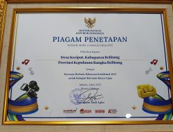 Desa Keciput Belitung jadi Kawasan Berbasis Kekayaan Intelektual Tahun 2025