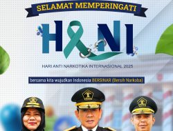 Peringati Hari Anti Narkotika Internasional, Kakanwil Tegaskan Komitmen Perangi Narkoba Hingga Tuntas