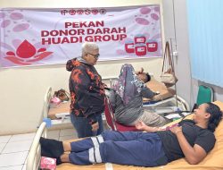 Bersatu untuk Kemanusiaan, Karyawan Huadi Group Sumbang 66 Kantong Darah