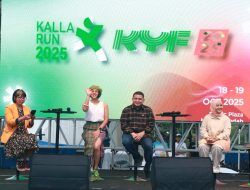 Lewat Kalla Youth Fest dan Kalla Run 2025, Nirina Zubir Ajak Warga Makassar Berolahraga