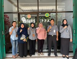 Dorong Tertib Administrasi dan Evaluasi Layanan, Kanwil Kemenkum Babel Lakukan Pendataan Fidusia di Notaris Bangka Tengah