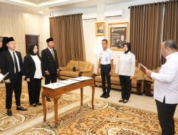 Kakanwil Kemenkum Sumsel Lantik Tiga Notaris Pengganti Guna Jamin Layanan Kenotariatan